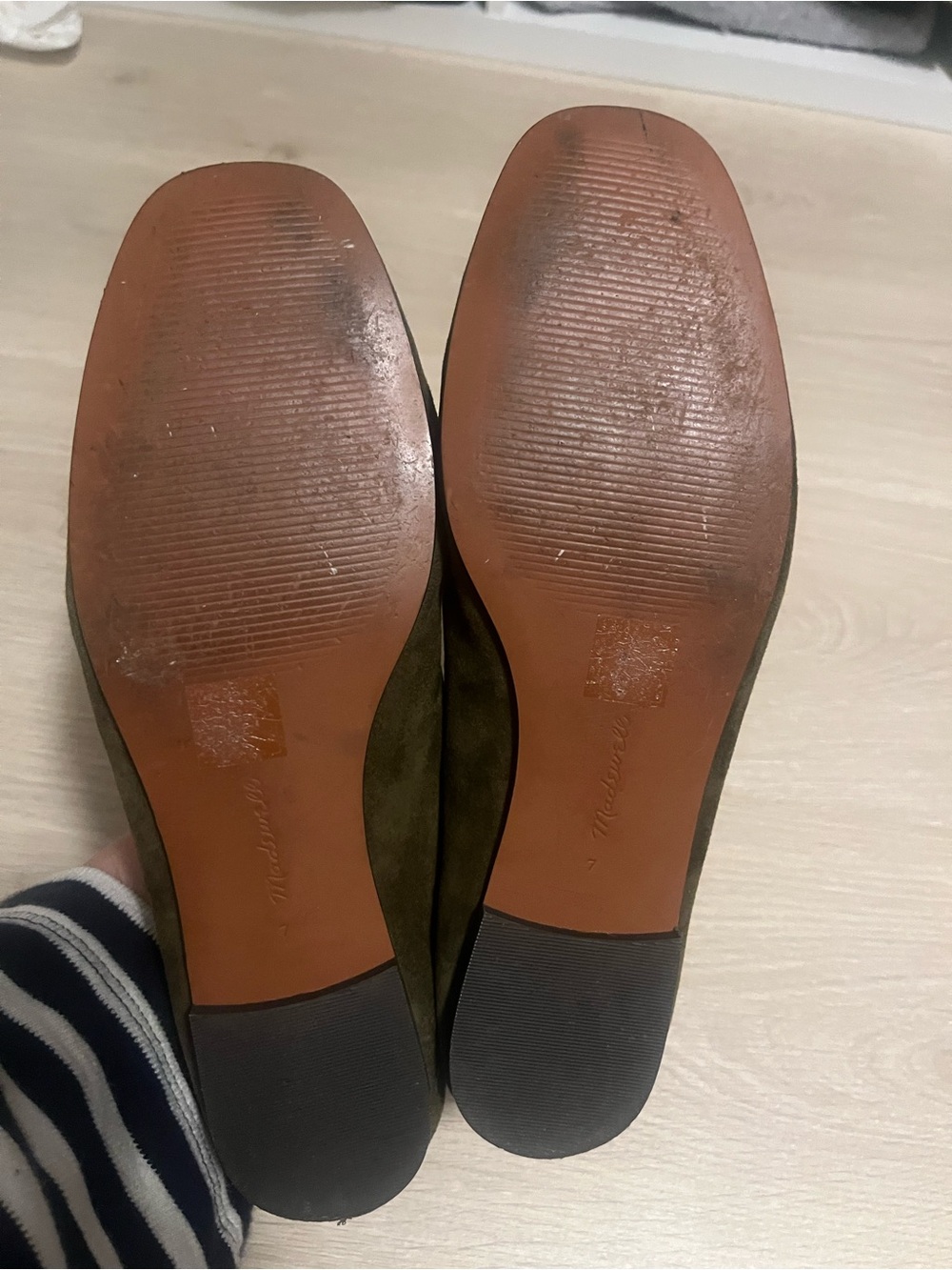 Olive Green Madewell Greta Mary Jane ballet flat - Picture 3 of 3